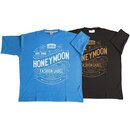 bergren Designer T-Shirt HONEYMOON Vintage 2 Farben...
