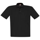 bergren Designer Polo-Pique Hemd HONEYMOON schwarz 15XL