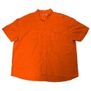bergren Schickes Kurzarm-Leinenhemd HONEYMOON Orange 6XL