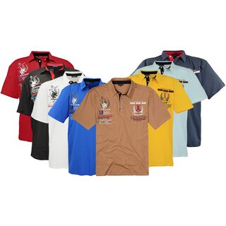 bergrssen Hippes Polo-Shirt Kurzarm LAVECCHIA 8 Farben 2038